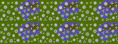 Kumaş, tekstil, duvar kağıdı baskısı için. Eski usul. Raster illüstrasyonu. Tomurcukları papatya çiçekleri olan sevimli bir çiçek deseni. Miles Fleur, süslü püslü bir süs. Taslak arkaplan.