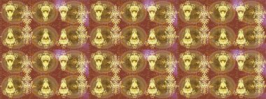 Kar tanesi süsleme deseni. Raster illüstrasyonu. Arkaplanda soyut kar taneleri olan düz tasarım. Kar taneleri deseni. Kar taneleri arkaplanı.