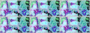 Kusursuz bir arka plan modeli. Raster hisseleri. Çiçekler maviye. Suluboya, elle çizilmiş.