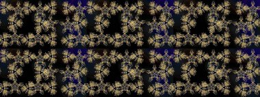 Kar tanesi süs desen. Snowflakes desen. Kar taneleri arka plan. Arka plan üzerinde izole soyut kar taneleri ile düz tasarım. Raster illüstrasyon.