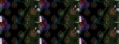 Noel siyahı ve griler. Yıldızlı ve düşen kar taneli büyülü siyah ve gri tatil soyut arka planı. Raster illüstrasyonu.