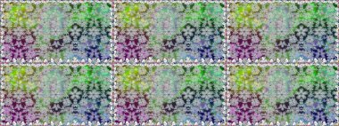 Raster suluboya çiçek deseni, narin çiçekler, gri çiçekler, tebrik kartı şablonu. Güzel kumaş deseni.