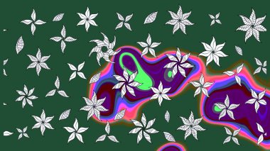 Ton halinde. Moda baskısı. Suluboya desenli çiçek deseni. Çiçeğin suluboya çizimlerinin mükemmel deseni. Dekorasyon ve tasarım için güzel desen.