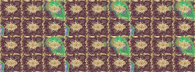 Barok tarzında eskiz oryantal süsü. Raster oryantal süs. Kahverengi renklerde altın desenler ve altın elementler. Geleneksel klasik altın desen.