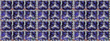 Klasik taslak çizimi. Raster çiçek izi. Çiçeksel mor desensiz.