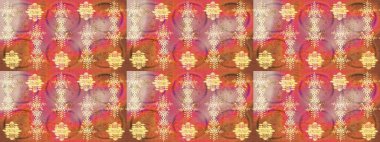 Üzerinde pembe, turuncu ve kahverengi renkler olan çiçek desenli çizim. Suluboya tarzında pembe, turuncu ve kahverengi renkte çiçekler.