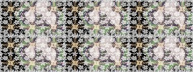 Düz Çiçek Elementleri Tasarımı. Renkli Bahar Temalı Kusursuz Arkaplan. Raster illüstrasyonunda kusursuz çiçek deseni. Süslü kumaş deseni.