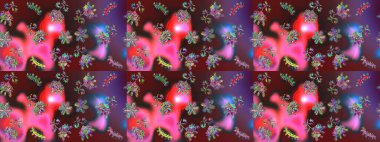 Kar tanesi kışı. Kışın sembolü. Renkli arka planda izole edilmiş suluboya kar taneleri. Raster illüstrasyonu.