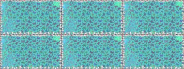 Güzel renkli kelebekler mavi ve nötr renklerde kaotik bir şekilde uçarlar. Uçan güvelerle kusursuz, çok renkli bir arka plan. Raster. Parlak kelebeklerin kusursuz arka planı. Kağıt, ambalaj.