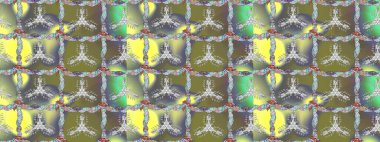 Renkli Bahar Teması eskiz kalıbı. Düz Çiçek Elementleri Tasarımı. Raster Şirin kumaş deseni. Eskiz klasiği.