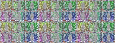 Raster desen. Fantezi kumaş deseni. Çiçekler, suluboya ile sorunsuz çiçek desenli.