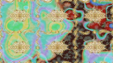 2019 Noel 'i, kar tanesi, yeni yıl. Tarafsız renklerde altın elementli klasik çizim kalıbı.