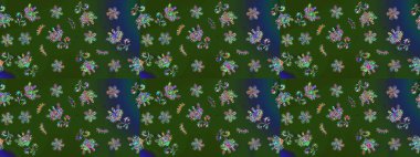 Renkli elementlerle Raster ilginç desen