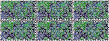 Moda baskıları için zarif bir şablon. Modern çiçek arkaplanı. Halk tarzı. Renkli çiçekler ve yapraklarla renksiz çiçek deseni inanılmaz..