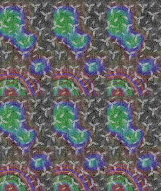 Çiçekli karalama şeklinde Raster çiçek deseni. Gri renkli çiçekler. Yumuşak, bahar çiçekli arka plan.