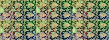 Altın elementli yeşil renklerde altın eskiz deseni. Noel, kar tanesi, yeni yıl. Yeşil renklerde altın elementli eskiz kalıbı.