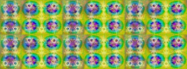 Botanik çizim kalıbı. Organik elementler. Suluboya etkisi. Raster deseni.