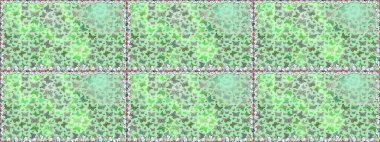 Sevimli kelebekler. Raster geleneksel halk güzel dekoru yeşil ve nötr arkaplan kıyafet tasarımı için.