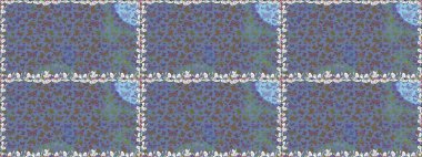 Kelebeklerle dolu renklendirilmiş, pürüzsüz bir desen. Davetiye, kart ve parmak izi için basit şirin bir model. Mavi arka planda renkli bir kelebek.