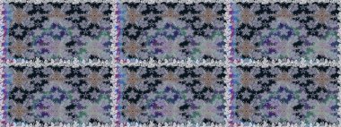 Tekrar eden çiçek arkaplanı, zarif gri çiçek duvar kağıdı. Gri renklerde çiçek desenleri, el yapımı papatyalar, papatyalar..