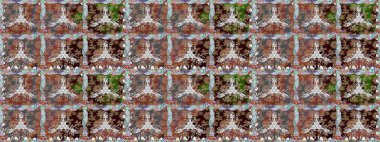 Çiçekli, pürüzsüz bir desen. Raster illüstrasyonu. Raster çiçekleri klasik tarzda çizilmiş. Nazikçe, rengarenk bahar çiçekleri.