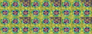 Renkli elementlerle Raster ilginç desen