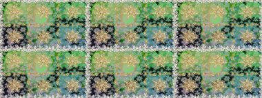 Duvar kâğıdı barok, İspanyol kumaşı. Kusursuz çiçek deseni. Kusursuz raster arka plan. Tarafsız renklerde grafiksel modern kusursuz desen.