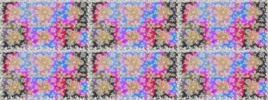 Altın elementli gri renkler. Kusursuz altın desenli bukleler. Raster altın desen. Doğu tarzı arabesk. Raster illüstrasyonu.