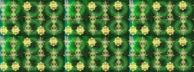 Kar tanelerinin soyut arkaplanlı Noel arkaplanı. Yeşil, sarı ve mavi kar taneleri. Noel için tatil tasarımı, yeni yıl moda baskıları. Güzel tasarım. Raster illüstrasyonu.