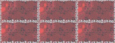 Elin kusursuz deseni suluboya desenli siluet kelebekleri. Klasik tarzda hem de. Raster illüstrasyonu. Pembe renkli resimler.