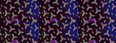 Doodle çiçekler ve dalları, otlar ve çiçekler. Elle çizilmiş. Raster resim. Güzel kumaş deseni.