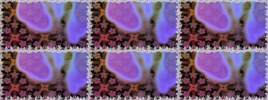 Raster Hip kumaş deseni. Kusursuz Vintage Çiçek Deseni.