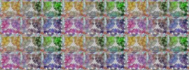 Raster illüstrasyonunda kusursuz çiçek deseni. Raster illüstrasyonu. Güzel kumaş deseni. Tarafsız renklerde.