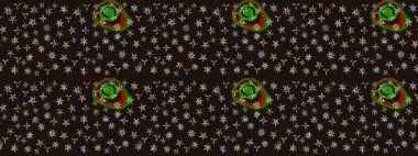 Son moda kar taneleri ve elementler onun kartlarını gösteriyor. Retro stil dokusu, şablon kış elementleri. Kar taneleri tasarımı. Modern tasarım posteri, kapak, kart tasarımı gri ve yeşil renkler.