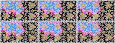 Klasik barok çiçek desenli, gri yerine altın desenli. Süslü raster dekorasyonu. Lüks, kraliyet ve Viktorya dönemi konsepti. Gri renklerdeki altın element.