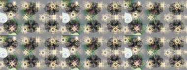 Güzel dekorasyon. Raster illüstrasyon kar taneleri. Kışın sembolü. Gri, nötr ve bej renkli suluboya kar taneleri.