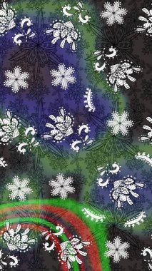 Moda arka planında parlak buketler. Raster illüstrasyonu. Kumaş, duvar kağıdı ve kağıt üzerine baskı yapmak için gelişen arka plan. Eski usul küçük çiçekli şirin bir eskiz deseni..