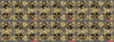 Renkli elementlerle Raster ilginç desen