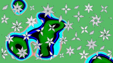 Kartlar, davetiyeler, tarih kartları ve daha fazlası için kullanılabilir. Raster şirin suluboya çiçek desenleri çiziyor. Büyük bir suluboya çiçek seti..