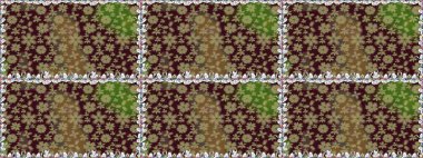 Raster resim. Ultrafashionable kumaş deseni. Organik motifi arka plan. Seamless modeli.