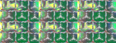 El çizimi. Çiçekler, dallar, bitkiler ve çiçekler. Raster illüstrasyonu. Güzel kumaş deseni.