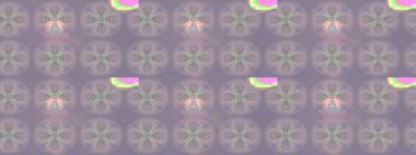 Kusursuz çiçek deseni. Raster illüstrasyonu. Tarafsız, gri ve bej renklerinde Asya tekstili.