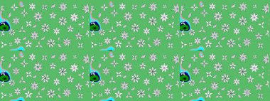 Klasik tropikal doğal elementlerin suluboya seti. Raster illüstrasyonu. Egzotik çiçekler, botanik parlak klasik yeşil renkler.