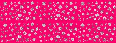 Magenta renkleri. Yaz çiçekleri teması. Suluboya resim taklit Raster çizimi. El çizimi, soyut ve süslü elementler. Klasik çiçekler..