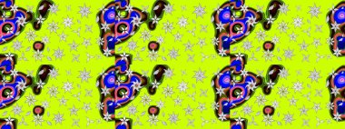 Elle boyanmış suluboya resim çizimleri, çiçekler ve bitkiler. Yeşil renkte çiçekler.