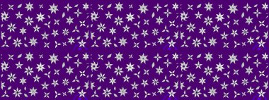 Düz Çiçek Elementleri Tasarımı. Çiçeksel fantezi tasarımı ve parlak bir arka plan çizimi. Renkli Bahar Teması çizim şablonu.