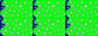 Varicologreen Raster çizimi. Küçük çiçekteki sevimli çiçek deseni. Birçok yeşil soyut çiçekli tropikal çizim deseni.