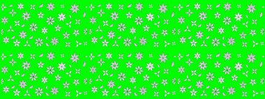 Raster deseni. Çiçek arkaplan. Çiçek kolajı. Küçük çiçekte güzel bir desen var. - Yeşil çiçekler. Doğa. Çiçek bileşimi.