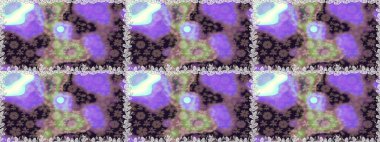 Raster illüstrasyonu. Karalama çiçeği. Güzel kumaş deseni. Renkli Bahar Temalı Kusursuz Arkaplan. Zentangle soyut çiçekleri. Düz Çiçek Elementleri Tasarımı.