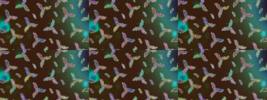 Arabesk ve çiçekli doğu raster desenleri. Arabesk ile klasik model. Geleneksel klasik süs.